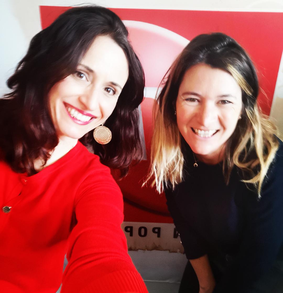 Rapido-selfie avec Ambre après l'interview !