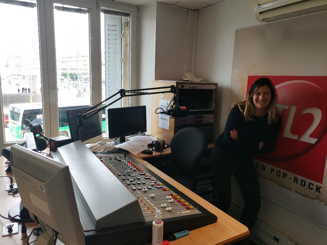 Ambre, la journaliste de RTL2