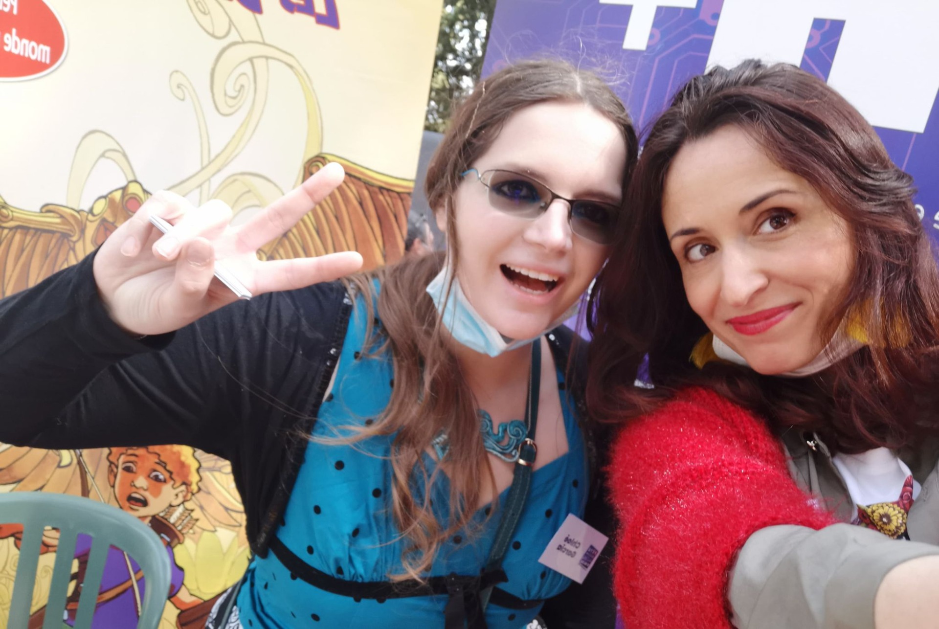 L'autrice Chloé Garcia et moi !