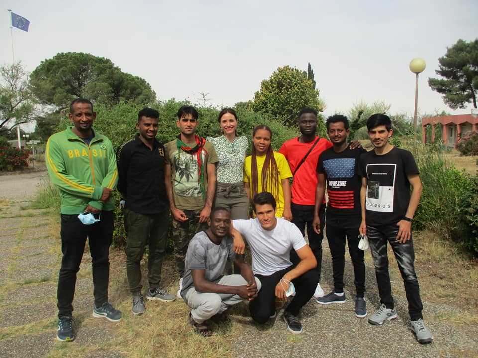 Avec mes étudiants !